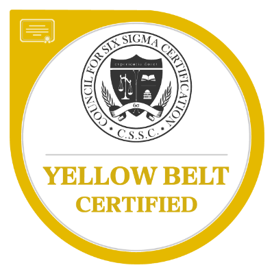 yellow belt six sigma certified